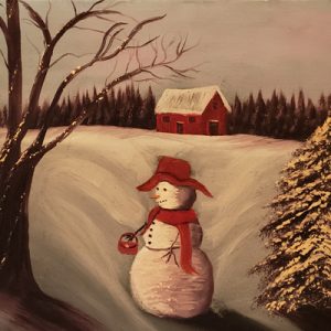 Lonely Snowman